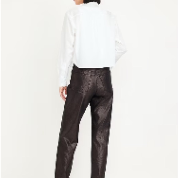 Old Navy Women’s Black High-Waisted Shine Jeans - Picture 9 of 9